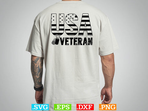 USA Flag Veteran Svg Svg, American flag Svg, Patriotic Svg SVG Creativeart88 