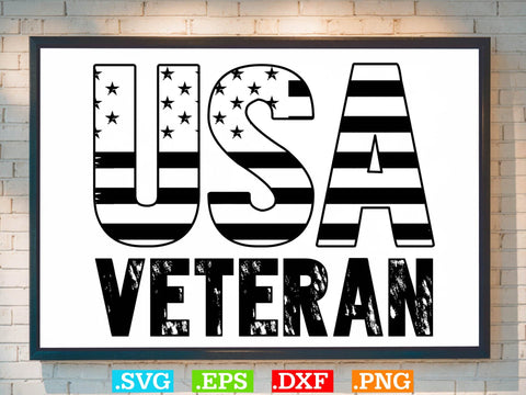 USA Flag Veteran Svg Svg, American flag Svg, Patriotic Svg SVG Creativeart88 