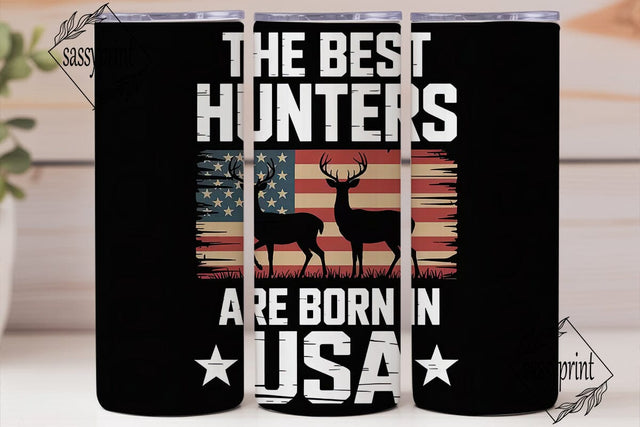 USA Hunters 20oz Tumbler Wrap Sublimation sassyprint 
