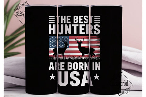 USA Hunters 20oz Tumbler Wrap Sublimation sassyprint 