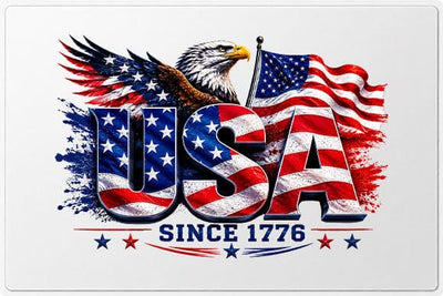 USA Since 1776 Eagle Flag PNG Patriotic Sublimation Digital Download SVG BillahCrafts 