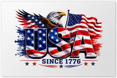 USA Since 1776 Eagle Flag PNG Patriotic Sublimation Digital Download SVG BillahCrafts 