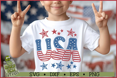 USA Stars SVG File SVG Crunchy Pickle 