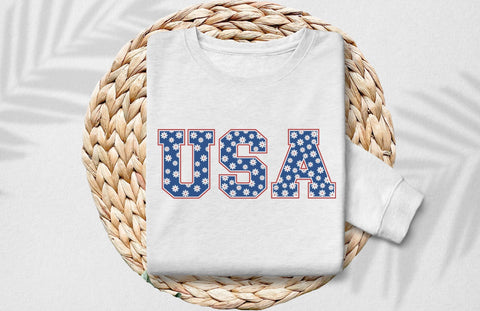 USA SVG - 4th of July Sublimation, USA PNG, America SVG, Retro 4th of July SVG, 4th of July PNG SVG GraphicsTreasures 