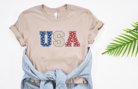 USA SVG - 4th of July Sublimation, USA PNG, America SVG, Retro 4th of July SVG, 4th of July PNG SVG GraphicsTreasures 