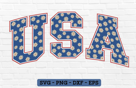 USA SVG - 4th of July Sublimation, USA PNG, America SVG, Retro 4th of July SVG, 4th of July PNG SVG GraphicsTreasures 