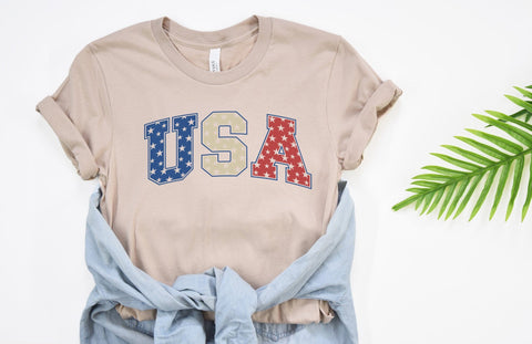 USA SVG - 4th of July Sublimation, USA PNG, America SVG, Retro 4th of July SVG, 4th of July PNG SVG GraphicsTreasures 