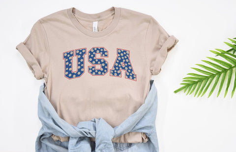 USA SVG - 4th of July Sublimation, USA PNG, America SVG, Retro 4th of July SVG, 4th of July PNG SVG GraphicsTreasures 