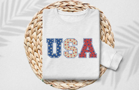 USA SVG - 4th of July Sublimation, USA PNG, America SVG, Retro 4th of July SVG, 4th of July PNG SVG GraphicsTreasures 