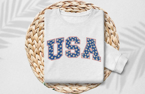 USA SVG - 4th of July Sublimation, USA PNG, America SVG, Retro 4th of July SVG, 4th of July PNG SVG GraphicsTreasures 