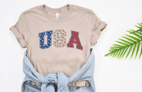 USA SVG - 4th of July Sublimation, USA PNG, America SVG, Retro 4th of July SVG, 4th of July PNG SVG GraphicsTreasures 