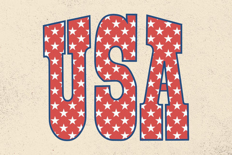 USA Varsity Design, Preppy Star USA, Trendy Patriotic Shirt, Retro Girly America, Fourth of July Sublimation File SVG DesignDestine 