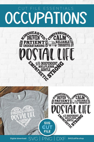 USPS svg - Postal life design with little postal truck SVG SVG Cut File 