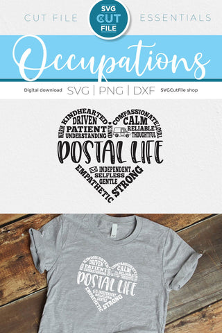 USPS svg - Postal life design with little postal truck SVG SVG Cut File 