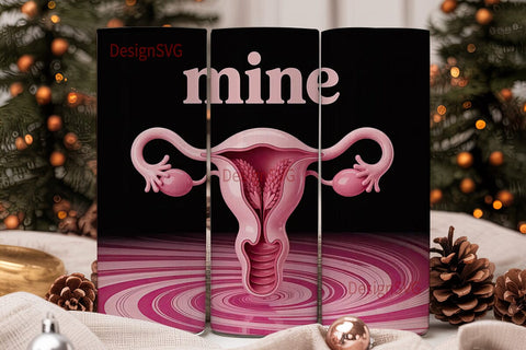 Uterus Mine 20oz Tumbler Wrap Sublimation DesignSVG 