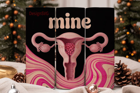 Uterus Mine 20oz Tumbler Wrap Sublimation DesignSVG 