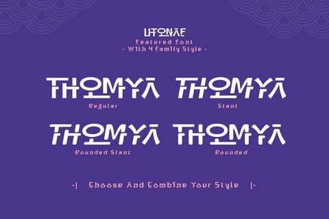 Utonaf - Korean Style Font Font twinletter 
