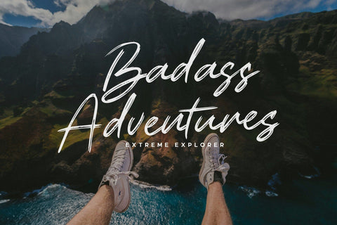 Vabbely / Brush Textured Typeface Font Javapep 