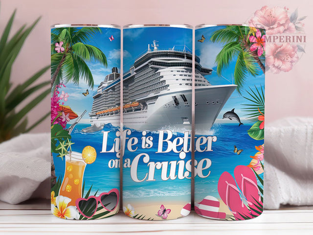 Vacation Beach Ocean Cruise Tumbler, Vacation Tumbler, Travel Tumbler, Beach Tumbler, Ocean Tumbler, 20oz Sublimation Wrap, Summer Tumbler Sublimation Li Zamperini 