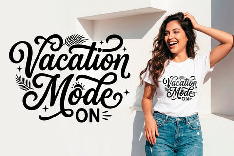 Vacation Mode On Print SVG | PNG Sublimation SVG Sublimatiz Designs 