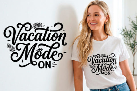 Vacation Mode On Print SVG | PNG Sublimation SVG Sublimatiz Designs 