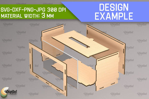Vacation Money Boxes Laser Cut. Wooden Money Banks SVG SVG Evgenyia Guschina 