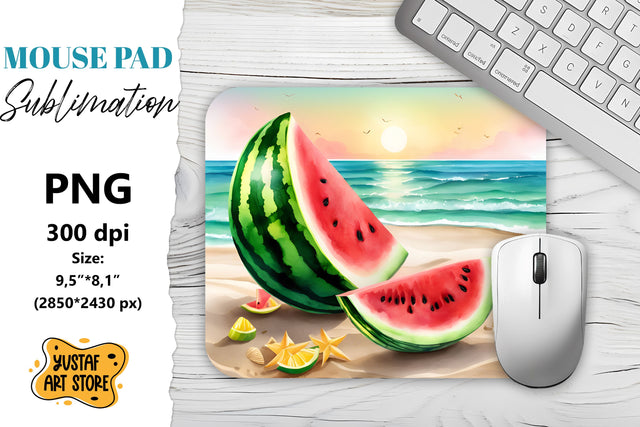 Vacation mouse pad sublimation. Summer mouse pad Sublimation Yustaf Art Store 