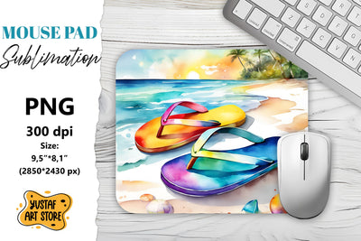 Vacation mouse pad sublimation. Summer mouse pad Sublimation Yustaf Art Store 