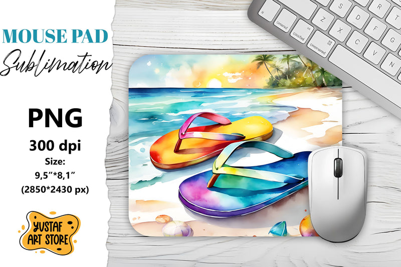 Vacation mouse pad sublimation. Summer mouse pad Sublimation Yustaf Art Store 