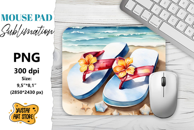 Vacation mouse pad sublimation. Summer mouse pad Sublimation Yustaf Art Store 