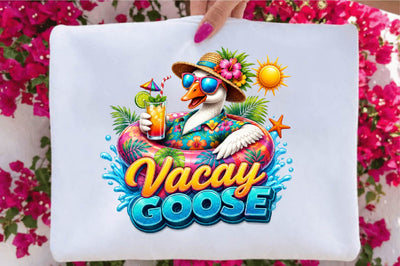 Vacay Goose Summer PNG Sublimation SVGArt 