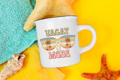 Vacay Mode - Retro Summer Sublimation Sublimation CraftLabSVG 