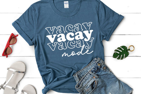 Vacay Mode SVG I Travel SVG I Vacation SVG Cut File SVG Happy Printables Club 