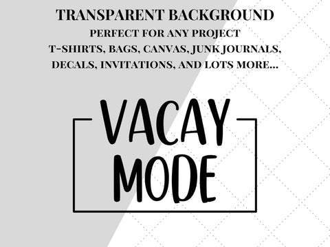Vacay Mode SVG | Vacation PNG SVG Paige Cole Studio 