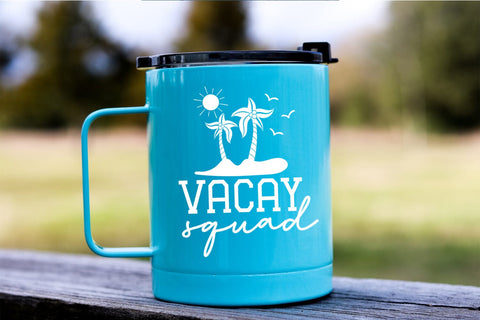 Vacay Squad SVG I Travel SVG I Vacation SVG Cut File SVG Happy Printables Club 