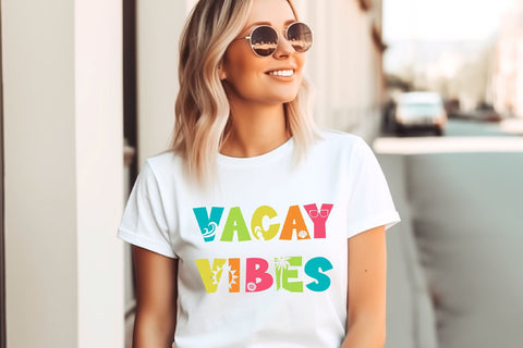 Vacay Vibes SVG | Summer Vacation SVG B Renee Design 