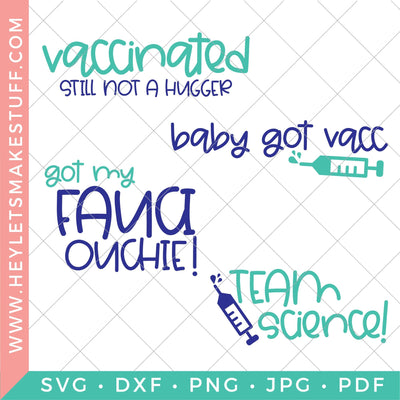 Vaccine Bundle SVG Hey Let's Make Stuff 