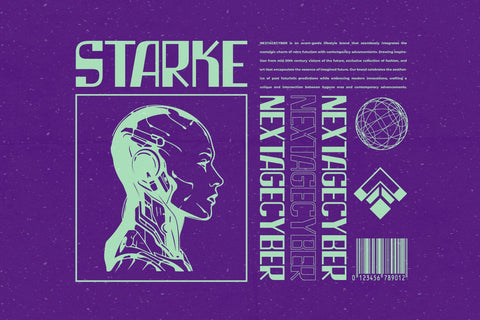 Vakulta - Retro Futurism Font Font twinletter 