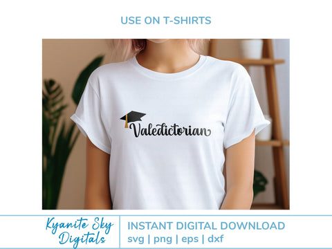 Valedictorian 2025 Graduation SVG bundle clipart graphics SVG Kyanite Sky Digitals 