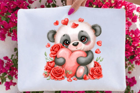 Valentine Animals Clipart Bundle Sublimation SVGArt 