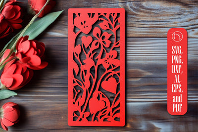 Valentine Bookmark Laser Cut SVG SVG MD JOYNAL ABDIN 