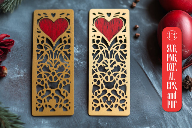 Valentine Bookmark Laser Cut SVG SVG MD JOYNAL ABDIN 