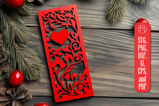 Valentine Bookmark Laser Cut SVG SVG MD JOYNAL ABDIN 