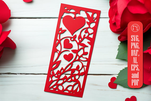 Valentine Bookmark Laser Cut SVG SVG MD JOYNAL ABDIN 