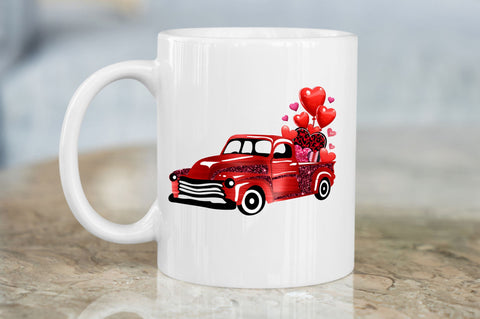 Valentine car PNG Design Sublimation Regulrcrative 