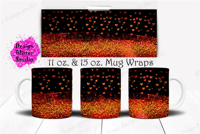 Valentine Coffee Mug Design,Love Mug Sublimation,Valentine Red Mug Sublimation,Full Mug Wrap Sublimation,Valentine's Day Mug Designs Wrap Sublimation ArtStudio 