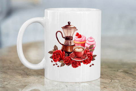 Valentine coffee PNG Design Sublimation Regulrcrative 