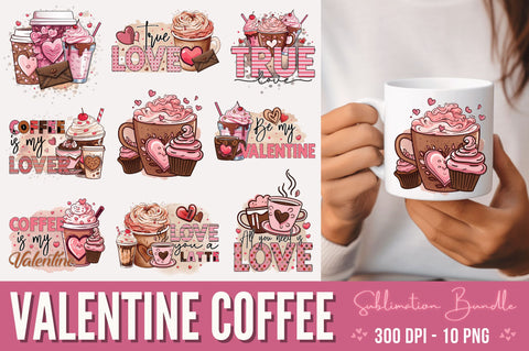 Valentine Coffee Sublimation Bundle Sublimation Regulrcrative 