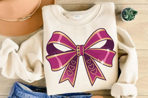 Valentine Coquette Bow Sublimation Design Sublimation Regulrcrative 