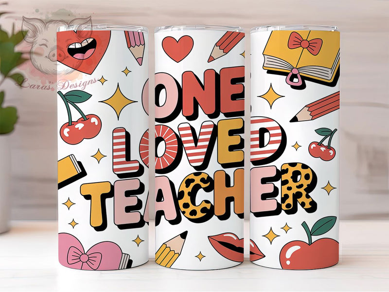 Valentine Coquette Teacher Tumbler Wrap, Valentine Coquette, Pink Bow, Romantic Style, Cute Glam, Classroom Love, Sublimation Design Sublimation Lara' s Designs 